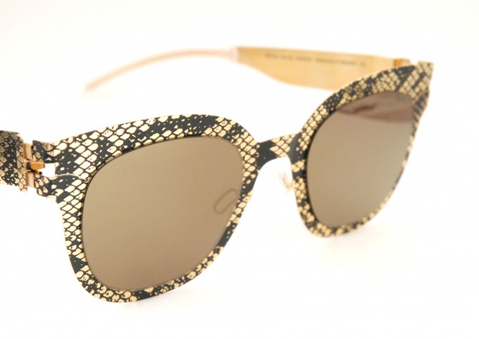 マイキータ+メゾン マルジェラ TRANSFER002 Gold/Black Python